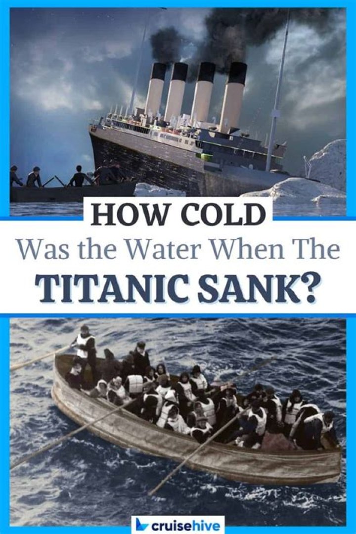 how cold was the titanic water? here is the answer