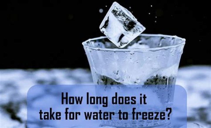 how long does it take for a bottle of water to freeze? here is the answer