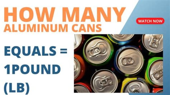 how many empty cans make a pound? here is the answer