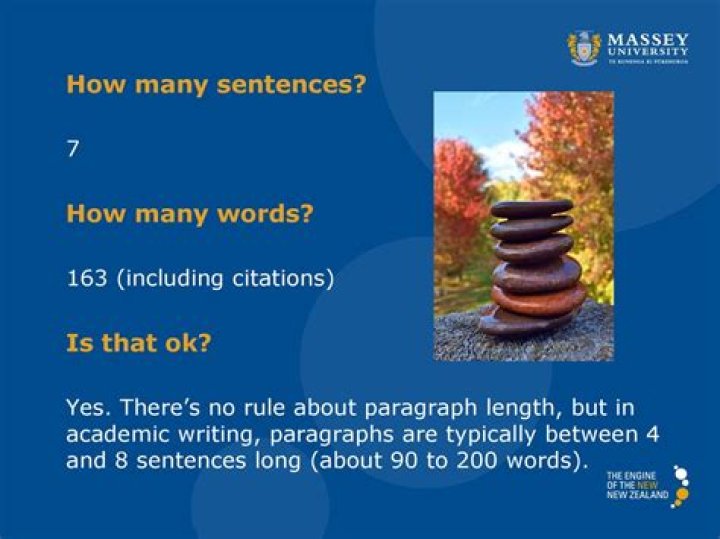 how many sentences is 100 words? here is the answer