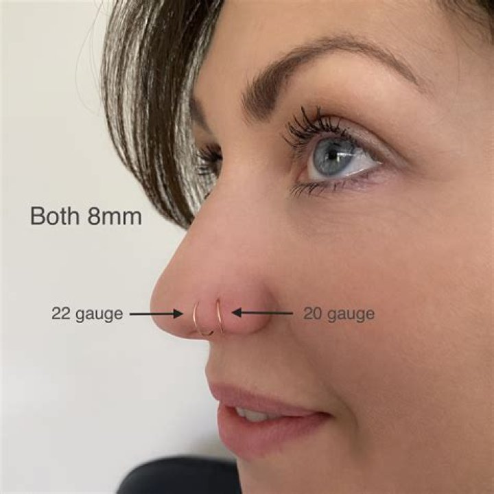 putting a smaller gauge nose ring? here is the answer