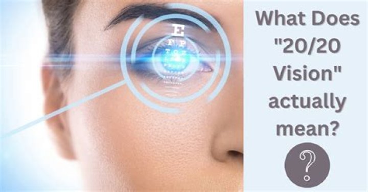 what does 20/25 vision mean? here is the answer