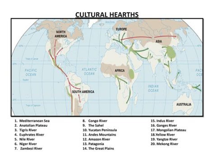 which of the following countries is located within the culture hearth known as mesoamerica?? here is the answer